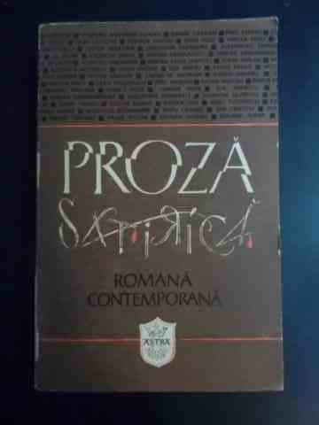 Proza Satirica Romana Contemporana - Anatol Ghermanschi, Valentin Silvestru ,543831