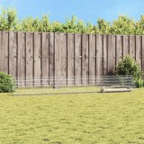 vidaXL Cușcă pentru pui Argintiu 430 x 55 x 55 cm Oțel Galvanizat 3394434