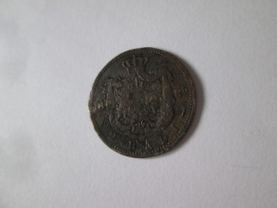 Romania 2 Bani 1882,moneda din imagini foto