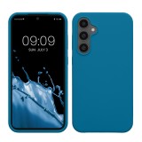 Husa Kwmobile pentru Samsung Galaxy S23 FE, Albastru, Silicon, KWM000021KZ016C, Carcasa