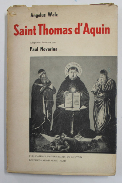 SAINT THOMAS D &#039; AQUIN par ANGELUS WALZ , 1962