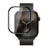 Folie Protectie Blueo High Molecule pentru Apple Watch 10 42mm Series, Sticla Securizata, Neagra