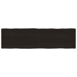 Cumpara ieftin Blat masa, 220x60x(2-4) cm, maro, lemn tratat contur organic