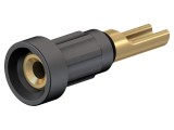 Conector Soclu 1mm Negru 20A Izolat Lipit