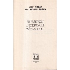 Moses Rosen - Primejdii, incercari, miracole