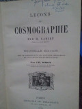 H. Garcet - Lecons de cosmographie (1892)