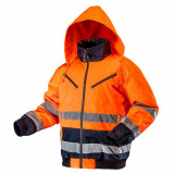 Jacheta de lucru cu vizibilitate ridicata, izolata, portocalie, marimea XXXL 81-711-XXXL, Neo
