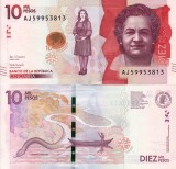 Bancnota Columbia 10000 Pesos 2020 UNC NeCirculata