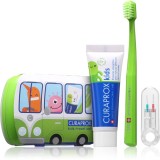 Curaprox Kids Travel Set Set de călătorii pentru dinti, limba si gingii pentru copii 1 buc