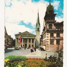 AT5 -Carte Postala-AUSTRIA- Dornbirn ,Marktplatz, circulata 1969