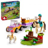 LEGO&reg; Friends - Remorca cu cal si ponei 42634, 105 piese