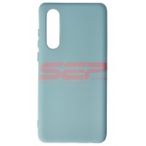Husa Silicon Huawei P30 Pro Glaciar Blue, High Copy, Protectie Camera