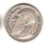 Belgia 1 Franc Argint 1904, .835 - Moneda Veche Argint - Numismatica