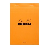Cumpara ieftin Bloc notes A5 80 file capsat velina Rhodia Coperta portocalie