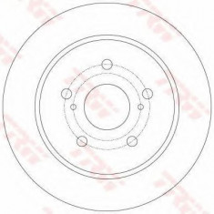 Disc frana SUZUKI SX4 (EY, GY) (2006 - 2016) TRW DF6173