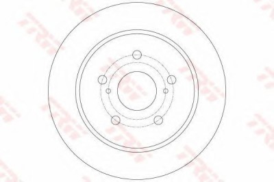 Disc frana SUZUKI SWIFT III (MZ, EZ) (2005 - 2016) TRW DF6173 foto