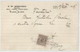 Romania, N. Th. Ghisdavescu, Depozit de: Uleiuri - Vopseluri - Produse Chimice, Factura, Craiova, 1928