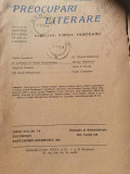 1943 Preocupari literare. Revista Societatii Prietenii Istoriei literare no 7-8