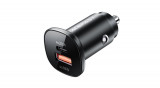 &Icirc;ncărcător auto Acefast 38W USB Type C / USB, PPS, Power Delivery, Quick Charge 3.0, AFC, FCP, negru (B1-negru)