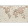 Harta lumii mare, stil antic, laminata 46 x 80 cm - CN