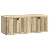 vidaXL Oglindă TV montată pe perete Stejar Sonoma 78,5 x 31 x 30 cm 898037