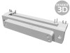 Conector D-Sub 37 pini mamă 90&deg; THT