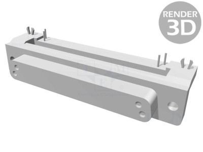 Conector D-Sub 37 pini mamă 90&amp;deg; THT foto
