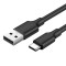 Cablu date/ Incarcare UGREEN USB-C, 1.5m, Negru