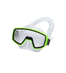 Ochelari De Inot si scufundari Pentru Copii, Tip Masca, dimensiune reglabila, verde foto