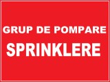 Placuta pentru grup de pompare incendiu sprinklere