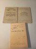 Lot 3 cărticele CFR