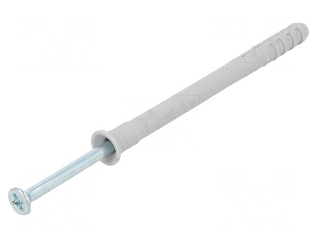 &#039;Plastic Anchor with Zinc-Plated Screw 8x100mm - 50pcs&#039;