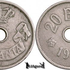 1906 J, 20 Bani - Carol I - Regatul României | KM 33