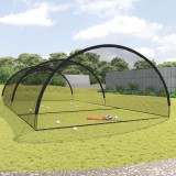 Cumpara ieftin Țarc plasă de lovituri baseball negru 900x400x250 cm poliester