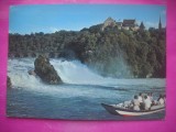 HOPCT 20281 CASCADA / CATARACTELE RHEINFALL IN 1970 -STAMPILA / TIMBRU -ELVETIA -CIRCULATA