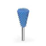 Biax sculptura lemn SABURR - Cap conic inversat 19 mmtija 6mm, Granulatie Saburr Mega ASPRA - Albastra