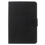 Cumpara ieftin Husa iPad mini 2, 3 - Canvas Diary Book Type Magnetic Negru