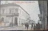 Carte postala, Petroseni, Strada Regele Ferdinand utca, perioada interbelica