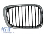 Grilaj cromat drept potrivit pentru BMW Seria 3 E46 sedan/combina 1998-2001/compact 2001-2005 Performance AutoTuning
