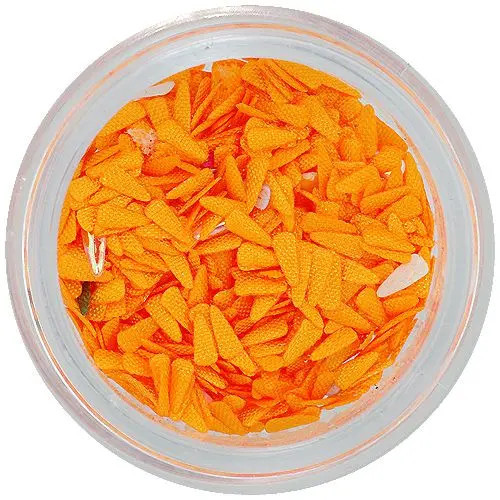 Decorațiuni pentru unghii - lacrimi din material portocaliu