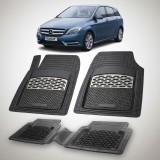 Cumpara ieftin Covorase Mercedes-Benz B-Class Compatibile W246 2011-2019 Tavita Cauciuc | Silver