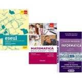 Pachet Bacalaureat 2026. Eseul. Pregatire individuala pentru proba scrisa, Matematica M1. Teste si Informatica. Clasele 11-12 intensiv Pascal C/C++ -