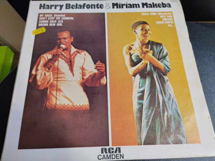 Vinil 2XLP Harry Belafonte &amp; Miriam Makeba &ndash; Belafonte &amp; Miriam Makeba (VG+)