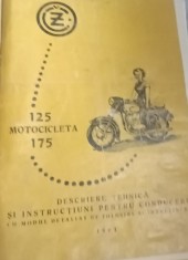 CZ MOTOCICLETA CARTE TEHNICA 125-175 Cm
