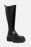 HUGO cizme Kris femei, culoarea negru, cu platforma, 50529861