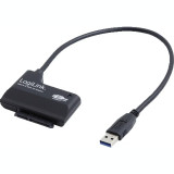 Cumpara ieftin CABLU USB LOGILINK adaptor USB 3.0 (T) la S-ATA 3 (T) 6cm adaptor USB la HDD S-ATA 3 2.5&amp;quot; negru AU0013