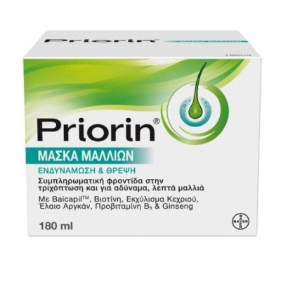 Priorin Hair Mask Mască de păr &amp;icirc;ntăritoare și hrănitoare 180 ml foto