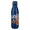 Sticlă Apă Aluminiu, Model Football, Culoare Albastru, Capacitate 0,6L