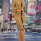 L914-1151 Compleu casual/elegant alcatuit din bluza si fusta midi