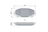 BOSCH 0 986 424 939 set placute frana,frana disc